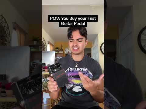 POV: You Buy your First Guitar PEDAL 🙈
