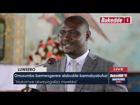 Omusumba Ssemwogerere alabudde bannabyabufuzi.