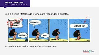 Interpretação De Tirinhas Da Mafalda Com Gabarito