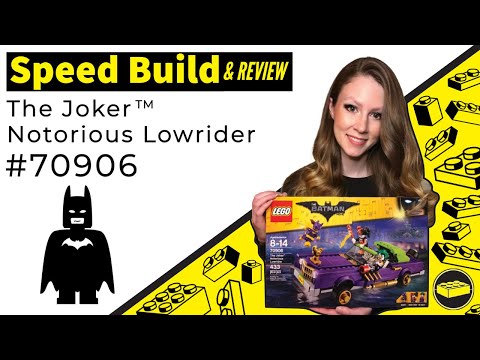 LEGO® Super Heroes Set 70906 The Joker TM Notorious Lowrider Speed Build and Review