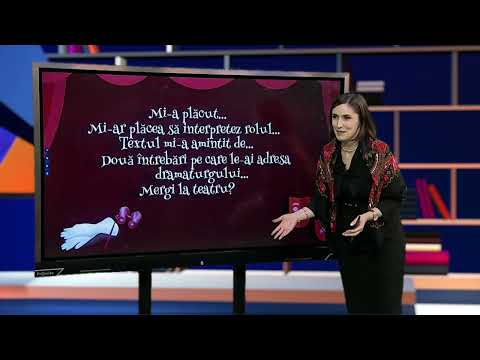 TeleŞcoala: Limba şi literatura română clasa a VIII-a – Textul dramatic (@TVR2)