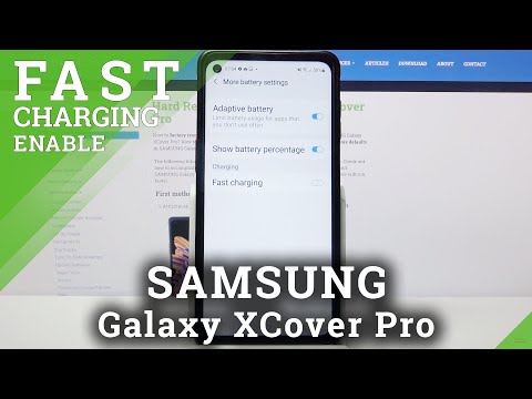 How to Activate Fast Charging on SAMSUNG Galaxy XCover Pro – Charging Modes