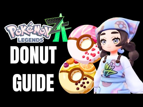 FULL DONUT GUIDE IN POKEMON LEGENDS Z-A DLC MEGA DIMENSION
