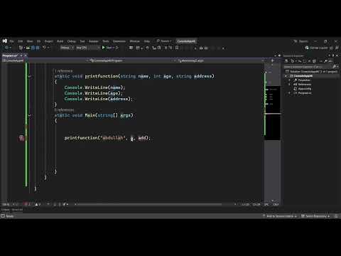شرح الميثود (الفنكشنز) في لغة السي شارب #C