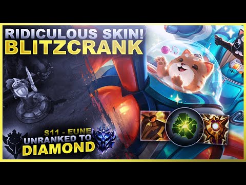 THIS BLITZCRANK SKIN IS RIDICULOUS - Unranked to Diamond: EUNE Edition | League of Legends