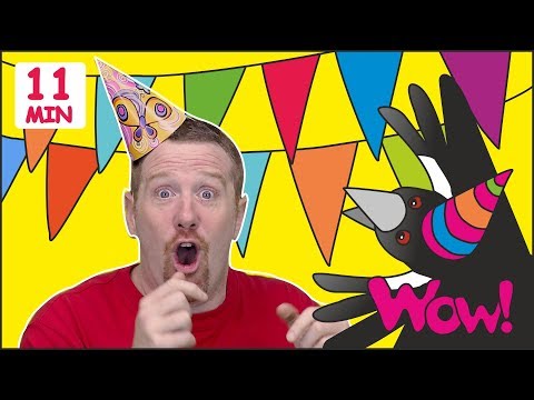 Maggie´s Birthday + MORE Magic Stories for Kids from Steve and Maggie | Learn Wow English TV