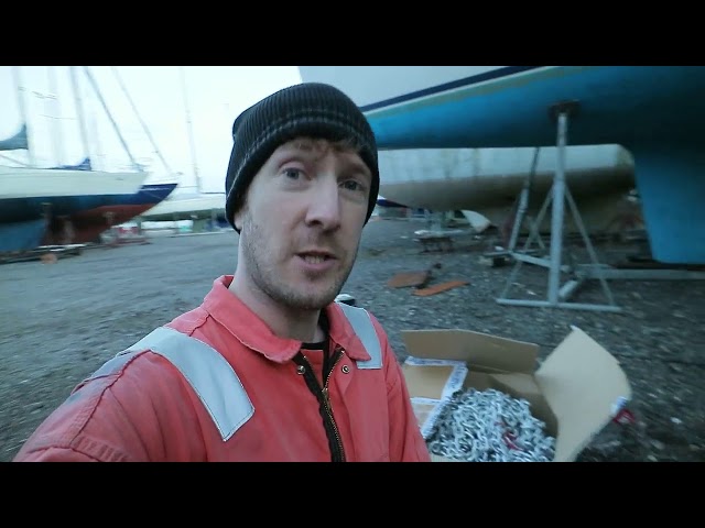 9 Days to Splash! Anchor Chain, Batteries and a Seized Prop | ⛵ Sailing Britaly ⛵