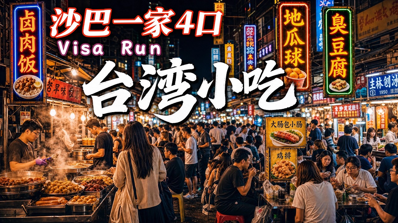 沙巴一家4口飞台北吃爆台湾小吃 晴光市场 臭豆腐+葱油饼+嘉义鸡肉饭+卤肉饭+鱿鱼羹+地瓜球, 烤鸭三星葱+土耳其冰淇淋！天文馆+游乐园