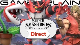 Incineroar, Piranha Plant, Ken, World of Light, & More! Smash Ultimate Direct DISCUSSION!