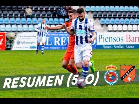 Resumen R.S. Gimnástica - U.D. Sámano (5-0) 04/02/2018