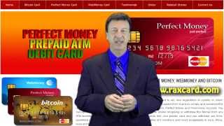 American Based Perfect Money ATM Debit Card with Perfect Money Account