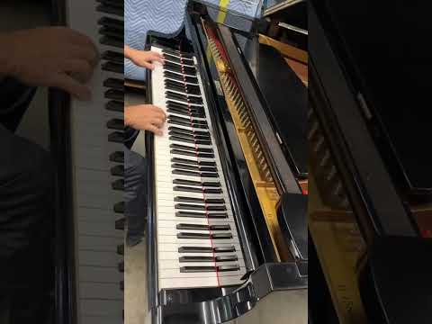 Yamaha C3 Grand Piano – 6'1" – Glossy Black image 12