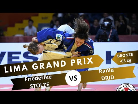 Friederike STOLZE VS Rania DRID Lima Grand Prix 2025 Bronze medal contest -63 kg