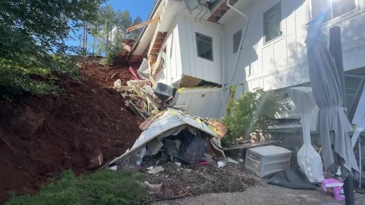 Bay Area storm: North Bay home heavily damaged by mudslide