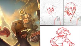 2D Animation Process - The Other Shape Movie