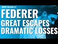 Roger Federer: Greatest Escapes & Most Dramatic ATP Losses