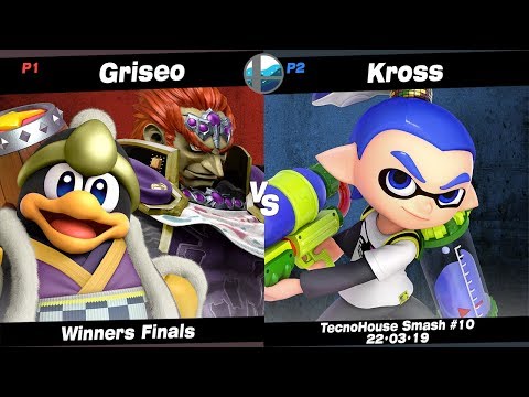 TecnoHouse #10: RT+Griseo (King Dedede, Ganondorf) vs OZN | NF | Kross (Inkling) - Winners Finals
