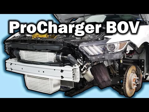 Procharged Mustang Bypass Valve Sound