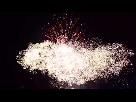 Musikfeuerwerk (Großfeuerwerk) Volksfest Unterschleißheim 2017