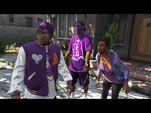 Ballas vs Grove Street Hood Safari Mission in GTA 5