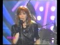 Amanda Lear  invite Edith Piaf  " La Vie en Rose 1988 "  San  Remo Italia