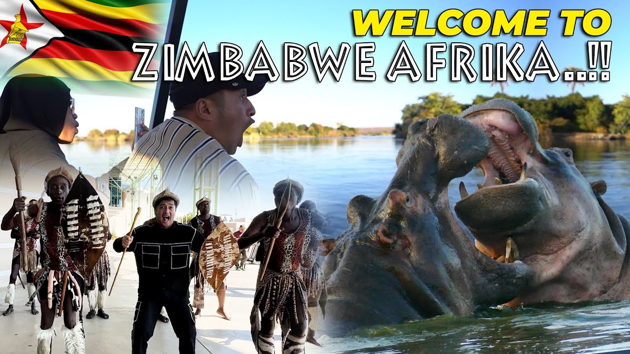 #01 AFRIKA | BERLAYAR DI SUNGAI ZIMBABWE, LANGSUNG DI SAMBUT HEWAN BU4S..!!