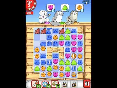 Simons Cat - Crunch Time - Level 27 - No Boosters (by match3news.com)