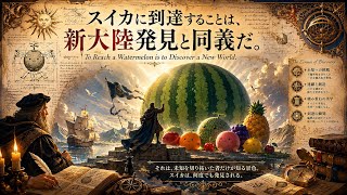 スイカに到達することは新大陸発見と同義だ