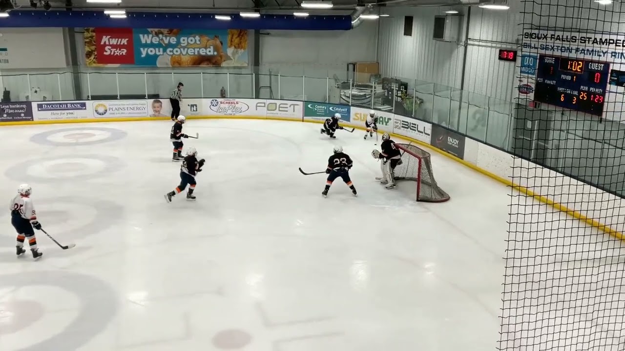 Game 33 Orange 1 2-0: Jensen scores PPG assisted by Ronan