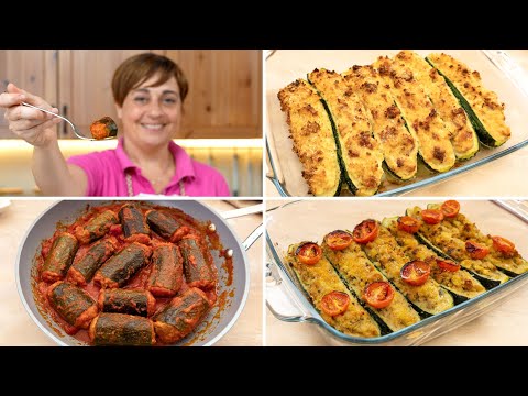 ZUCCHINE RIPIENE 3 Ricette Facili e Veloci - Fatto in Casa da Benedetta