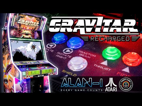 Play GRAVITAR: RECHARGED at PRGE 2025 | Atari Classic BACK in the ARCADE!