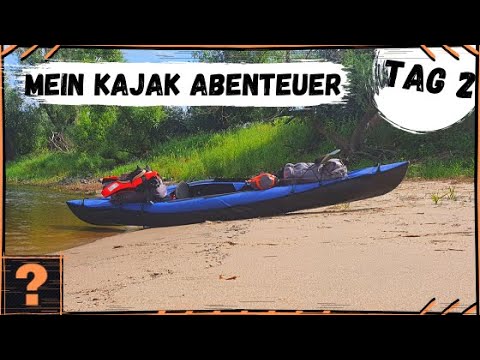 Mein Kajak Abenteuer AN und AUF der ELBE (Tag2)