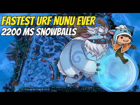 ⚡ 2200 MS WORLD’S FASTEST Nunu URF — My W Is LITERALLY Cross-Map 🤯