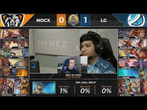 SMITE! HRX Qualifiers Nocturns vs LG Match 2