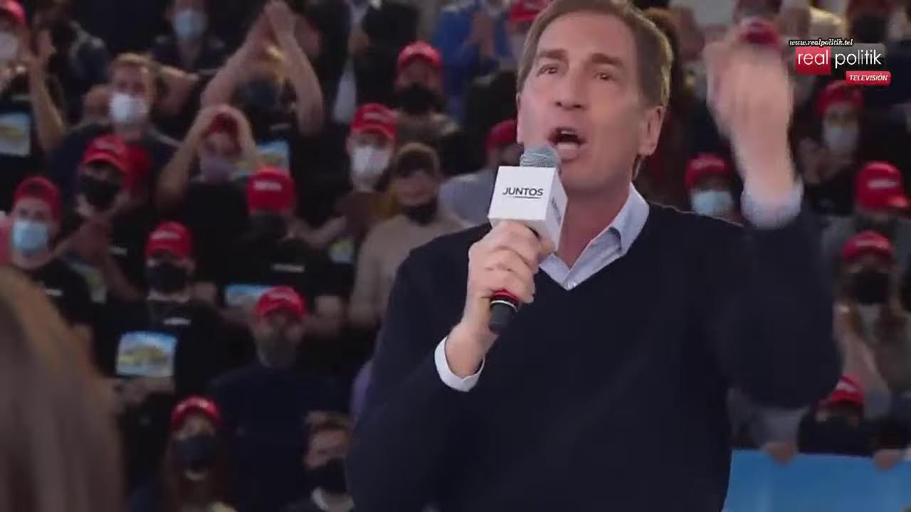 Diego Santilli cerró su campaña electoral en La Plata: "El domingo vamos a ganar"