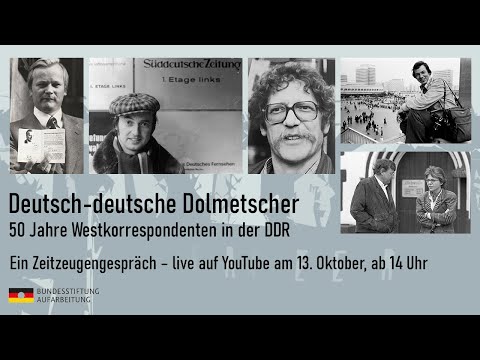 Deutsch-deutsche Dolmetscher. 50 Jahre Westkorrespondenten in der DDR. Ein Zeitzeugengespräch