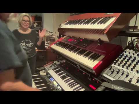 Karn Evil 9 1st Impression ELP cover - with the Boys, Minimoog, Nord, Behringer UB-XA, Yamaha CP-73