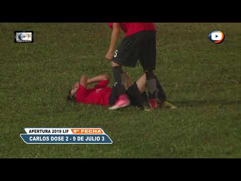 Incidentes en Carlos Dose 2 - 9 de Julio de Berabevú 3