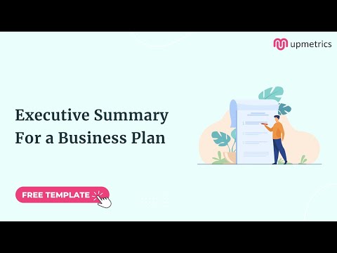 Executive Summary for a business Plan | Upmetrics
