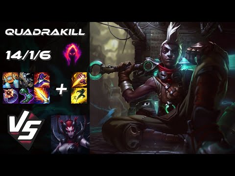JUNGLE Ekko vs Elise [QUADRAKILL] - NA Challenger Patch 14.21