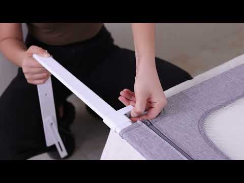 How to install bed rail for toddlers （grey）？