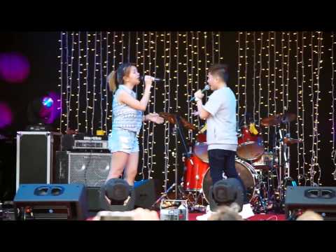 Alyssa and Charice acapela in Paris   4July2015