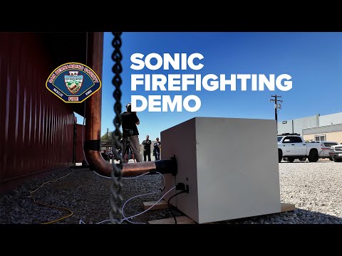 Sonic Firefighting Tech Demo
