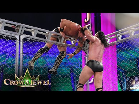 Drew McIntyre and Karrion Kross wage war in the Steel Cage: WWE Crown Jewel (WWE Network Exclusive)
