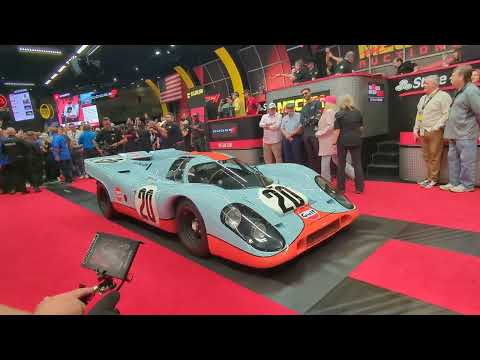 Steve McQueen / Jerry Seinfeld 1969 Porsche 917 on the block at Mecum, Kissimmee 2025