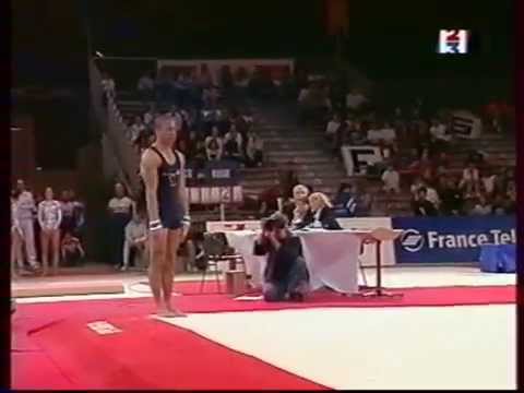 Florent MAREE (FRA) floor - 2000 France vs Russia