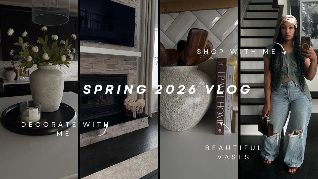 SPRING 2026 SHOP & DECORATE WITH ME 🌸 | Hobby Lobby + HomeGoods | Shop My Home & Repurpose Decor