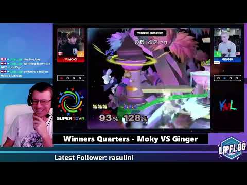 Moky VS Ginger (Clips)  - Supernova 2025  - SSBM Winners Quarters