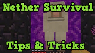 Minecraft Xbox - How To Survive The Nether EASILY
