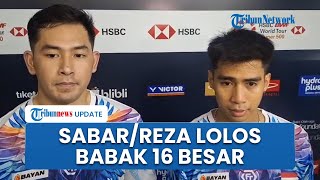 Melaju ke 16 Besar Indonesia Masters 2026, Sabar/Reza Berharap Bisa Sabet Medali Kejuaraan
